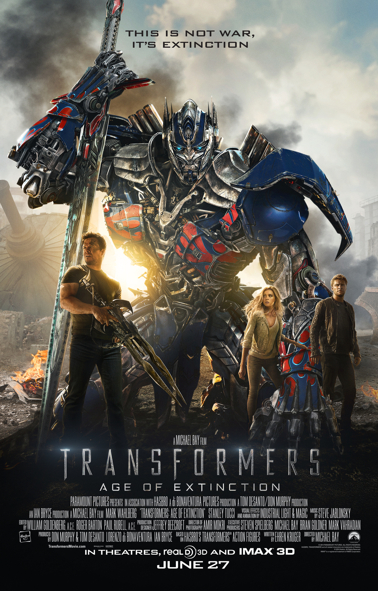 Transformers - Age of Extinction poster